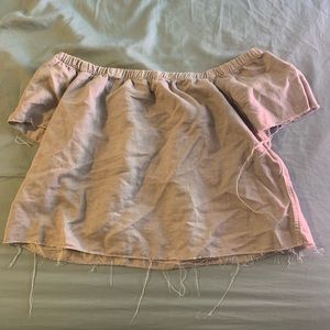 MOTHER off the shoulder top